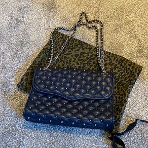 Rebecca Minkoff quilted leather bag with studding